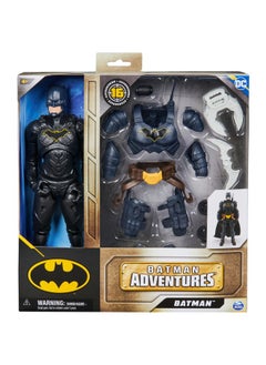 DC Comics , Batman Adventures, Batman Action Figure With 16 Armor Accessories, 17 Points Of Articulation, 12-Inch, Super Hero Kids Toy For Boys & Girls  - Image 2
