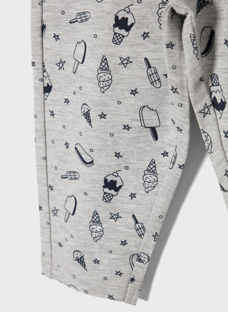 Zippy Kids Ice Cream Print Leggings