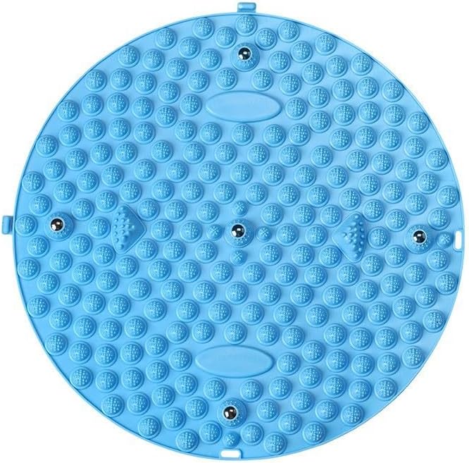 Toomett Acupressure Foot Massage Pad Thick Round Foot Mat for Pain Relief Acupressure Mat for Feet Relaxation Pressure Point Pad for Foot Pain Relief Home Gym - Image 1
