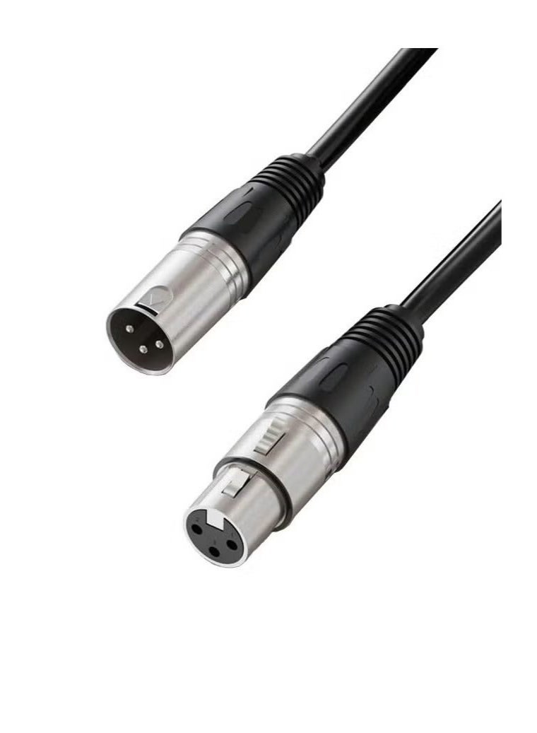 نيو هامبشاير كابل XLR مايكروفون 3 بن ذكر إلى أنثى كابل صوت متوازن بدون تشويش مناسب للتسجيل والمكسر والسماعات - Image 1