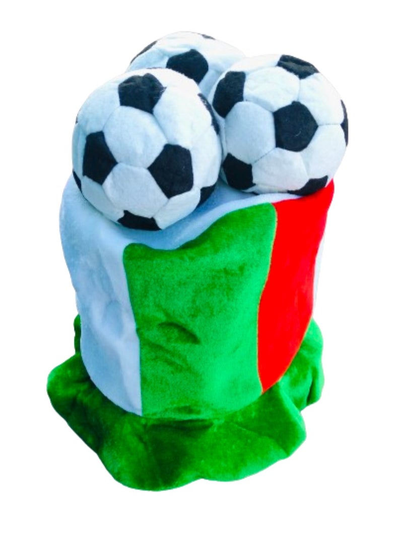 Vitacelli Football Hat Party Headgear Cap Fans Cheer Leading Champ World Football Game Celebration Hat Patriotic Party Supplies Birthday Gift for Friends  - Image 3