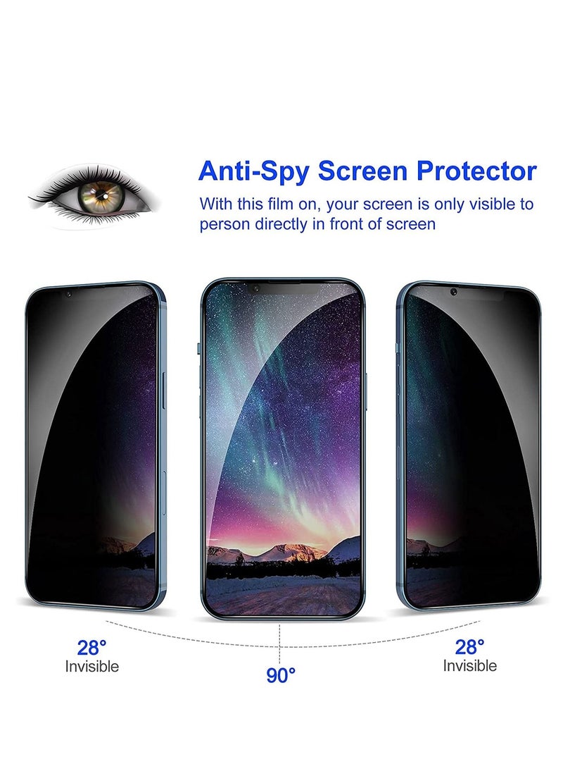 Privacy Tempered Glass Full Glue Screen Protector For iPhone 13 Pro Max -Privacy Glass  - Image 4