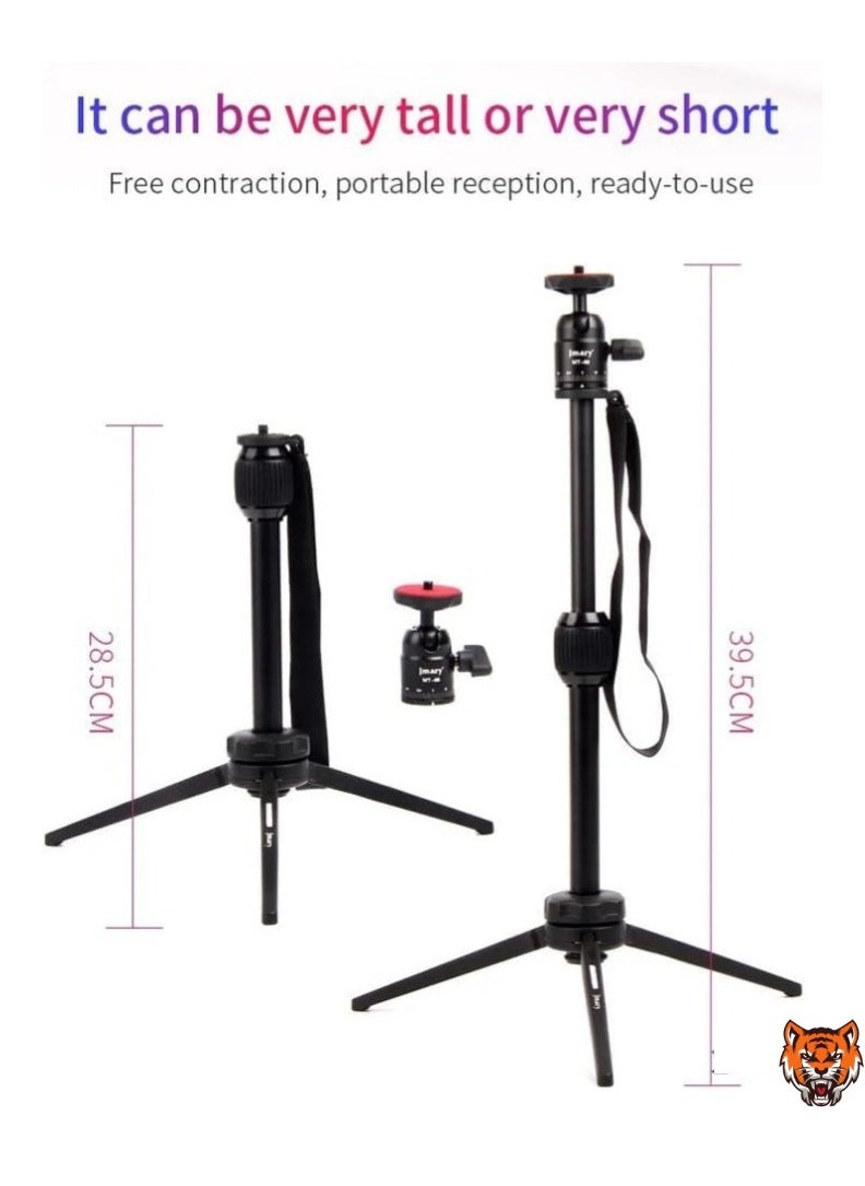 TIGER "Table Tripod Stand – Lightweight Aluminum, 39.5cm Maximum Height, 3kg Load Capacity, Compatible with Mobile Phones & Cameras"  - Image 2