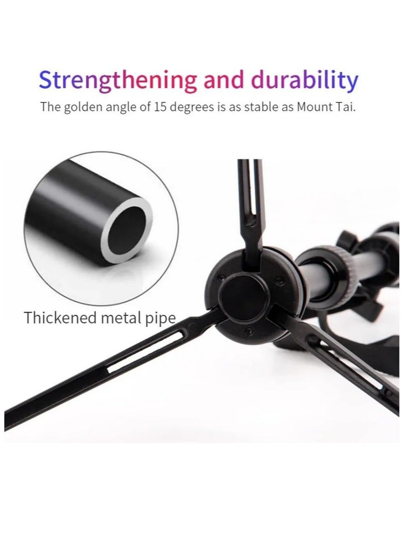 TIGER "Table Tripod Stand – Lightweight Aluminum, 39.5cm Maximum Height, 3kg Load Capacity, Compatible with Mobile Phones & Cameras"  - Image 3