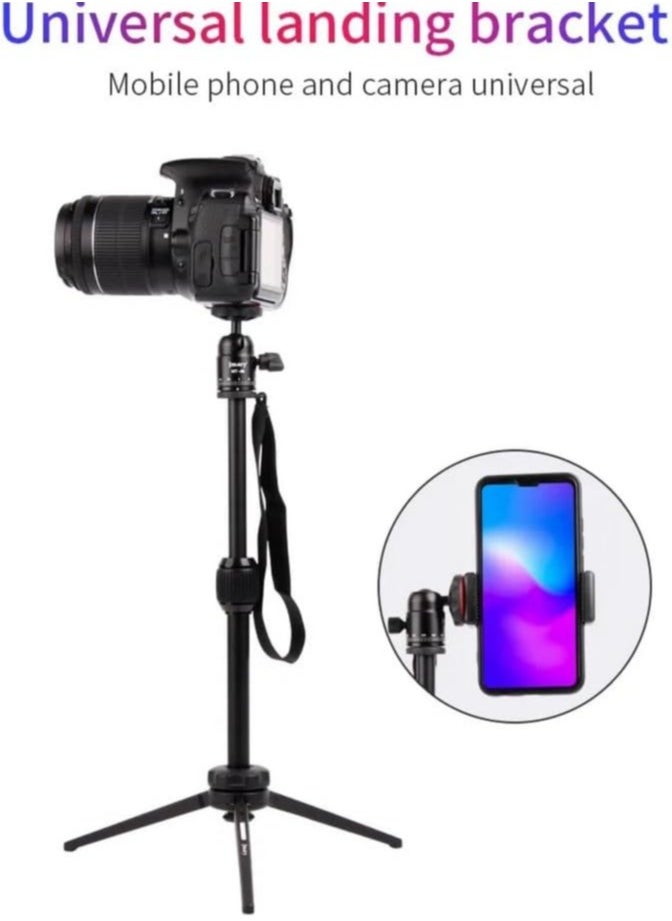 TIGER "Table Tripod Stand – Lightweight Aluminum, 39.5cm Maximum Height, 3kg Load Capacity, Compatible with Mobile Phones & Cameras"  - Image 4