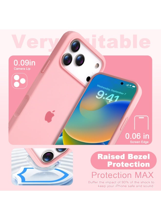 أوللاي آيفون 17 برو ماكس كيس واقي، مادة السيليكون، مقاومة للصدمات مع حماية عدسة الكاميرا وتغطية زر التحكم، غطاء واقي مضاد للصدمة الهاتف المحمول، متوافق مع إكسسوارات MagSafe - Image 4