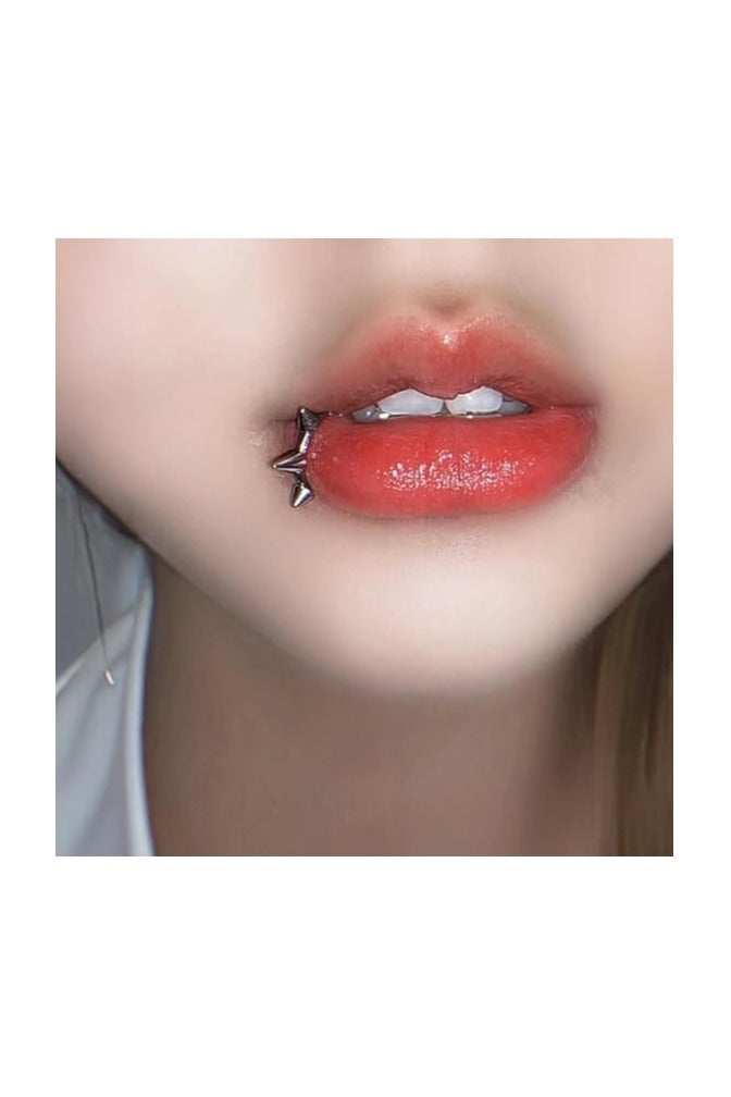 amazing.EGP Non-Pierced Lip Ring, Stainless Steel Clip-On Hoop, Hypoallergenic  - Image 3