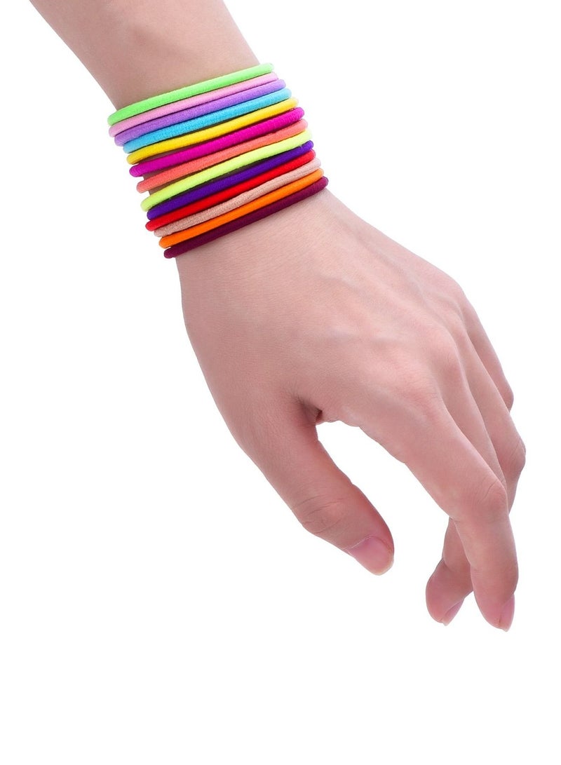 MARGOUN 50Pcs Hair Ties Elastic Hair Bands Ponytail Holder Girls Women Kids Hair Accessories - Image 5