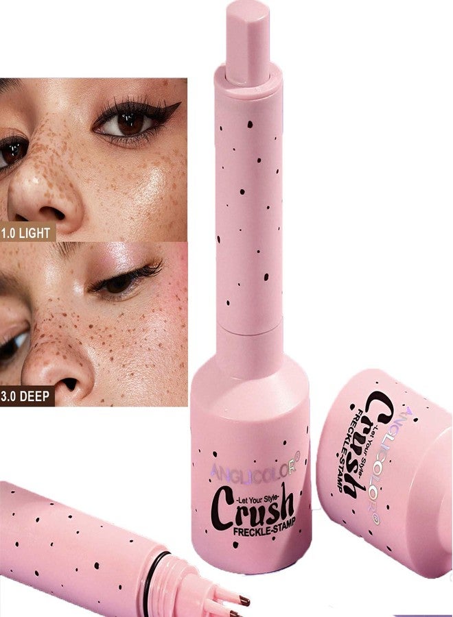 KTouler Freckle Pen Waterproof,Faux Fake Freckle Stamp Air Cushion,Long Lasting Matte Quick Dry,Natural Looking with Clean Makeup,All Skin Tones (03#Deep, 1Pcs) - Image 5
