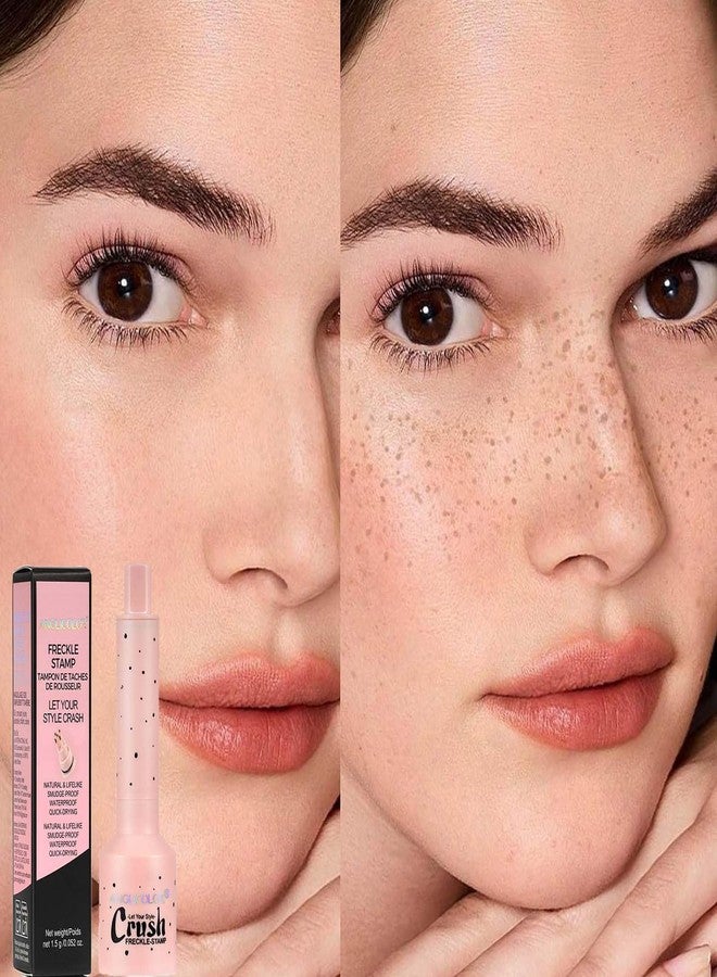 KTouler Freckle Pen Waterproof,Faux Fake Freckle Stamp Air Cushion,Long Lasting Matte Quick Dry,Natural Looking with Clean Makeup,All Skin Tones (03#Deep, 1Pcs) - Image 3