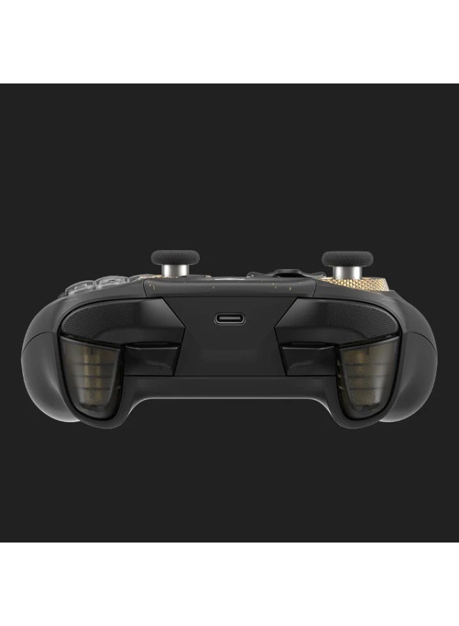 فلاي ديجي وحدة تحكم سلكية فلايديجي VADER 5S لأجهزة Xbox Series X|S و Xbox One و Windows 10/11 مزودة بعصا تحكم FORCEFLEX قابلة لتعديل الشد ومفاتيح تشغيل FORCESWITCH و6 أزرار قابلة لإعادة التعيين ومقبس صوت 3.5 ملم اللون اسود - Image 5
