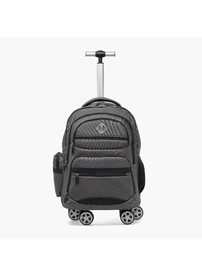 لايف ستايل Tech-Trolley Bag-18 Inch-2Cmprt-25Ltr-Solid (Polyester) Green \ 43.5X30X19