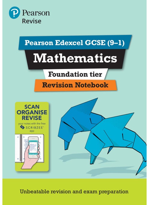 Pearson REVISE Edexcel GCSE Maths (Foundation) Revision Notebook: for 2025 and 2026 exams