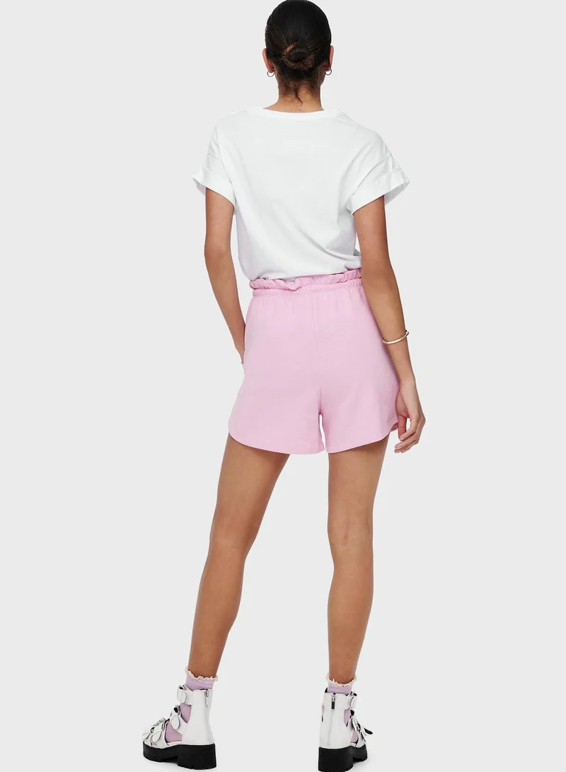 ONLY Tie Waist Shorts