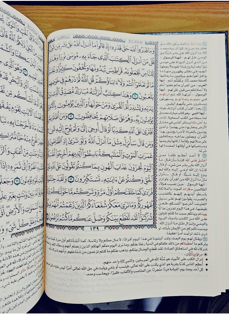 Interpretation of the Noble Qur’an in the interpretation of the Noble Qur’an 28 x 20  - Image 2