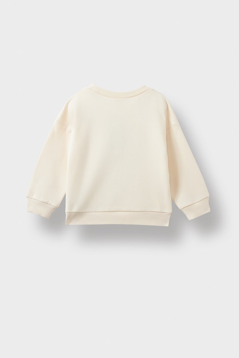 ديفاكتو سويت شيرت اولادي قصة عادية ببطانة ناعمة - Image 4