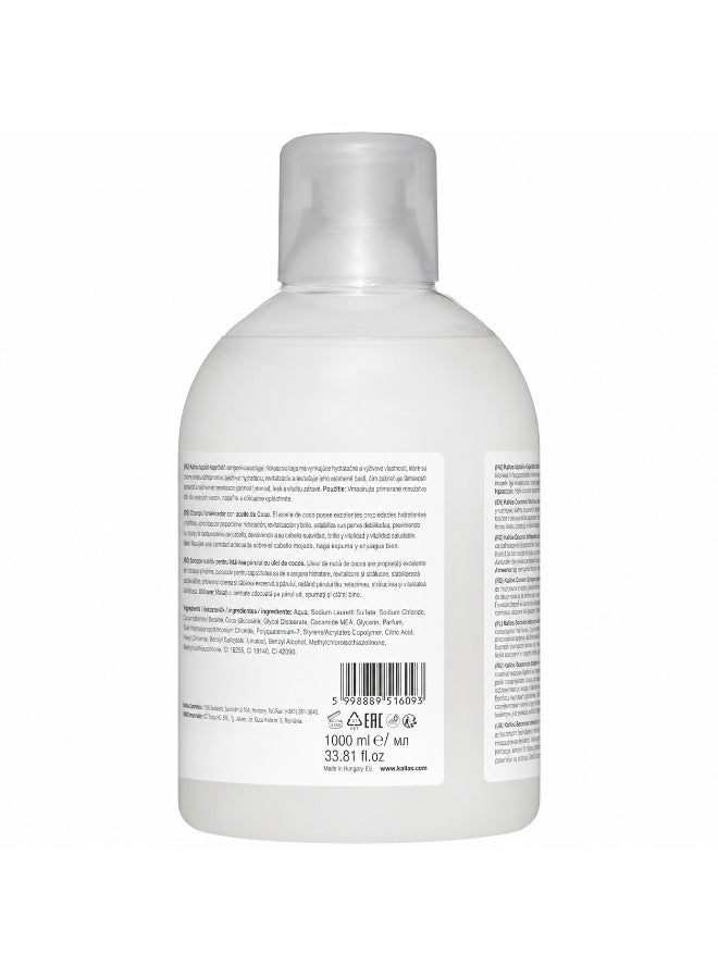 Kallos Coconut Nutritive Hair Strengthening Shampoo with Coconut Oil 1000ml– Strengthening Shampoo for Weak Hair - Image 2