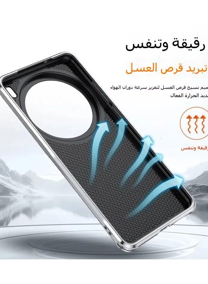 The Case is compatible with vivo x200pro mini/VIVO X200 Pro/vivo x200 with camera stand, ultra-thin premium leather case with full-wrap lens film shock protection case - Image 2