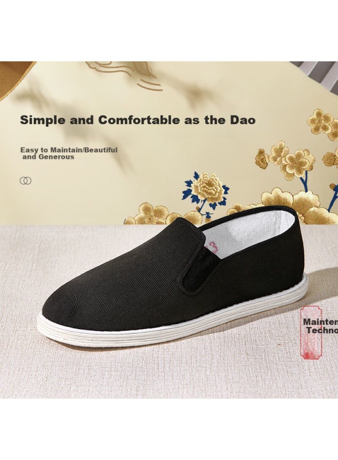 Weizhi Men's Old Beijing Cloth Shoes With Thousand-layer Sole, Slip-on Chinese Style Dad Shoes For Middle-aged And Elderly Men Wz6003 - Image 3