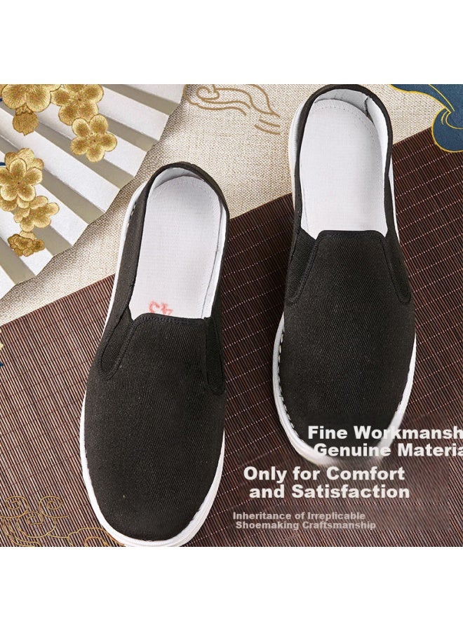 Weizhi Men's Old Beijing Cloth Shoes With Thousand-layer Sole, Slip-on Chinese Style Dad Shoes For Middle-aged And Elderly Men Wz6003 - Image 2