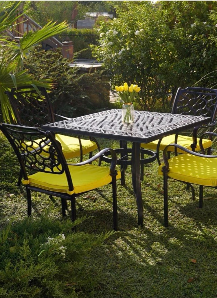 Schondor Furniture - Hamburg | 4 Seater | Dining Table | Outdoor Furniture | Made in Aluminum Cast - Image 1