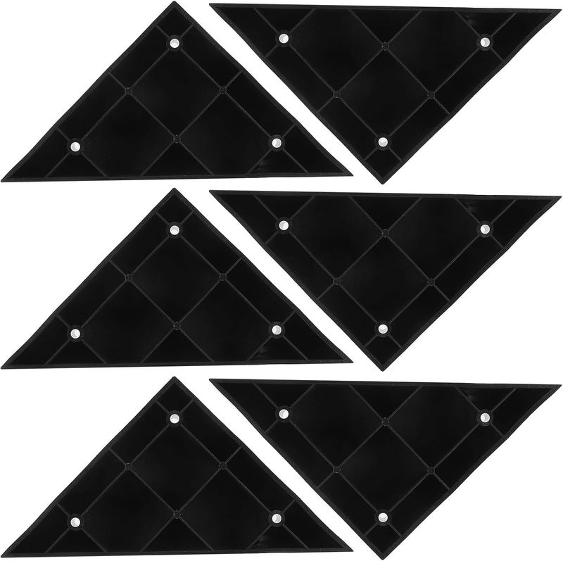 8 Pcs Triangular Plastic Sofa Legs with Screws, Couch Feet Replacement Furniture Feet Protectors for Chairs and Sofas, Sturdy Riser for Living Room Furniture - Image 1
