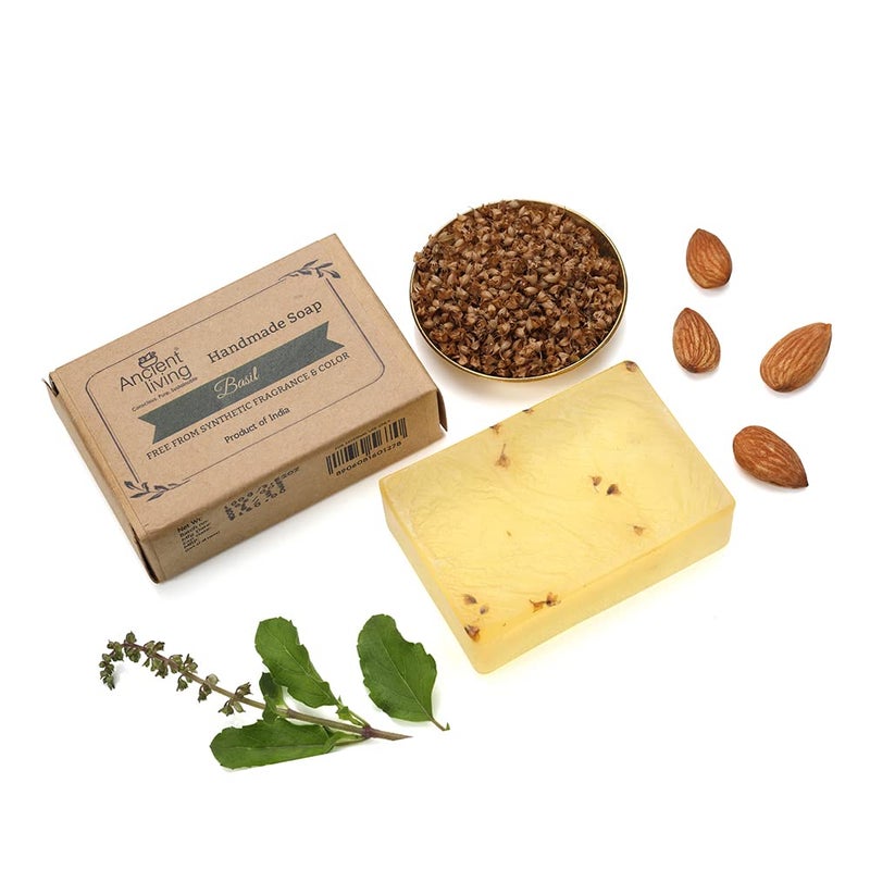 Ancient Living Basil Soap Set of 4 100gm - Image 3