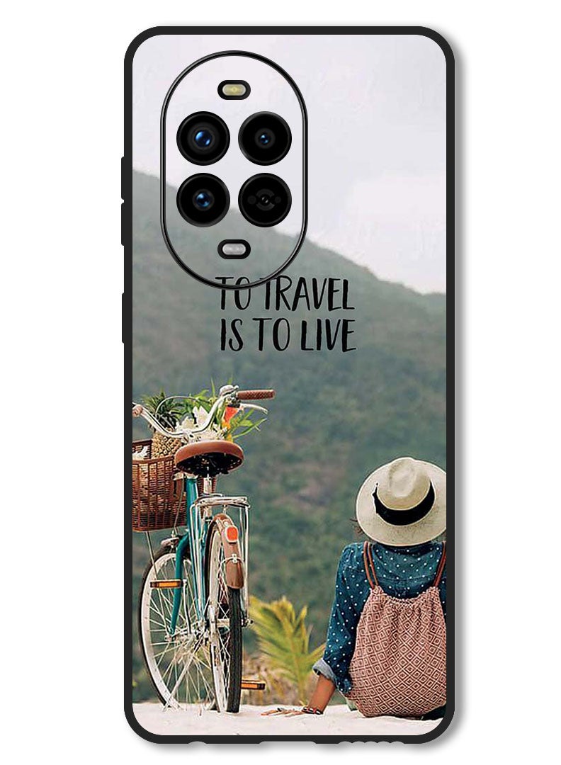 Theodor Case Compatible with Huawei Nova 13 Pro Protection Shockproof Bumper Cover To Travel Is To Live - Image 1