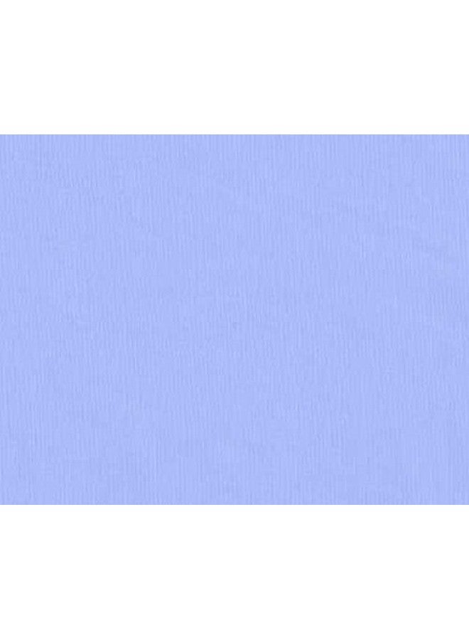 SHEETWORLD.COM SheetWorld 100% Cotton Percale Extra Deep Fitted Portable Mini Crib Sheet 24 x 38 x 5.5, Solid Blue Woven, Made in USA - Image 2