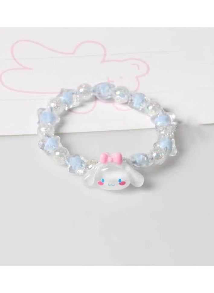 Cinnamoroll Creative Crystal Bead Combination Bracelet - Image 1