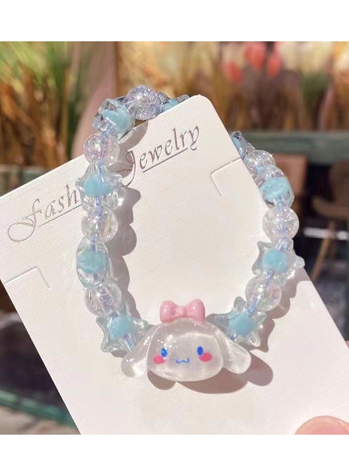 Cinnamoroll Creative Crystal Bead Combination Bracelet - Image 2