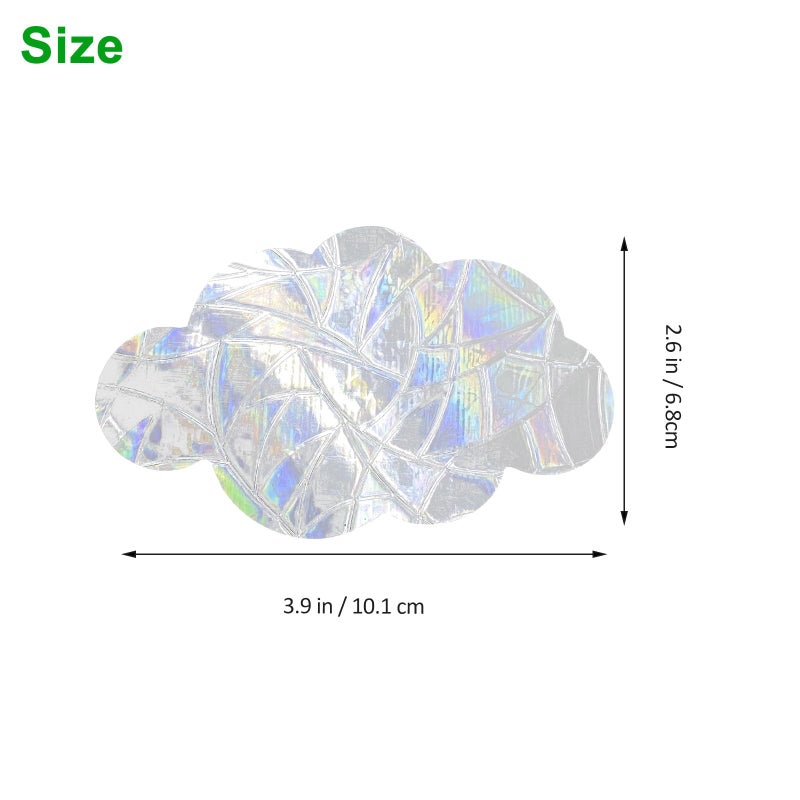 Rainbow Prism Butterfly Static Cling Window Decals For Bird Strike Prevention Home Decor - Image 3