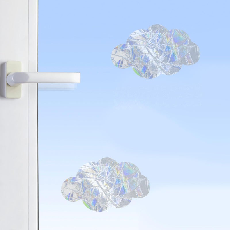 Rainbow Prism Butterfly Static Cling Window Decals For Bird Strike Prevention Home Decor - Image 5