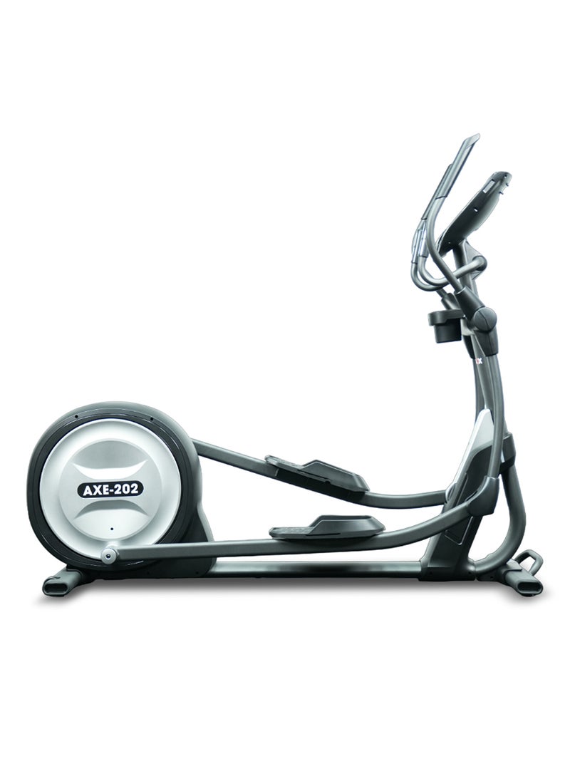 AXOX Fitness Elite Elliptical Cross Trainer With Adjustable Resistance, Lcd Display, Full-Body Workout Machine, Black  - Image 2