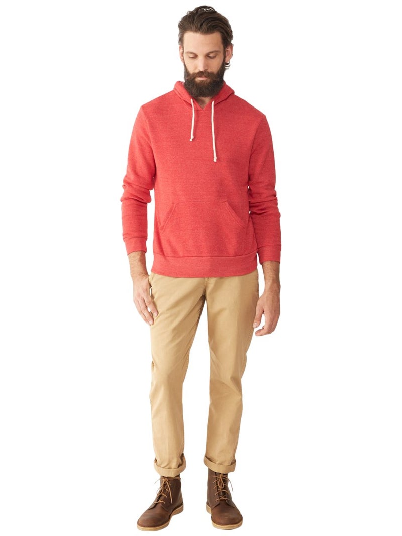 Alternative Men's Big and Tall Challenger Pullover Hoodie, Eco True Red, XX-Large - Image 4