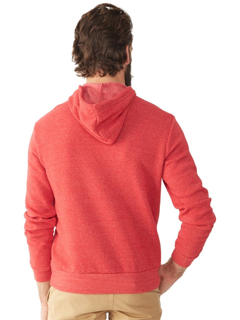 Alternative Men's Big and Tall Challenger Pullover Hoodie, Eco True Red, XX-Large - Image 3