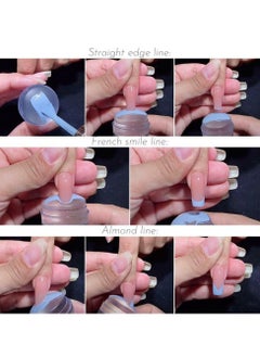 Oasisgalore Clear Silicone Nail Art Stamper with Scraper, 200-Use Visible Body for DIY Manicures, French Tip Stamp.  - Image 2