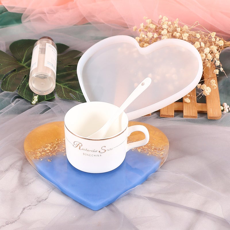 Silicone Cake Mold Set – Round, Oval, Heart, Square, Rectangular Coasters - Image 5