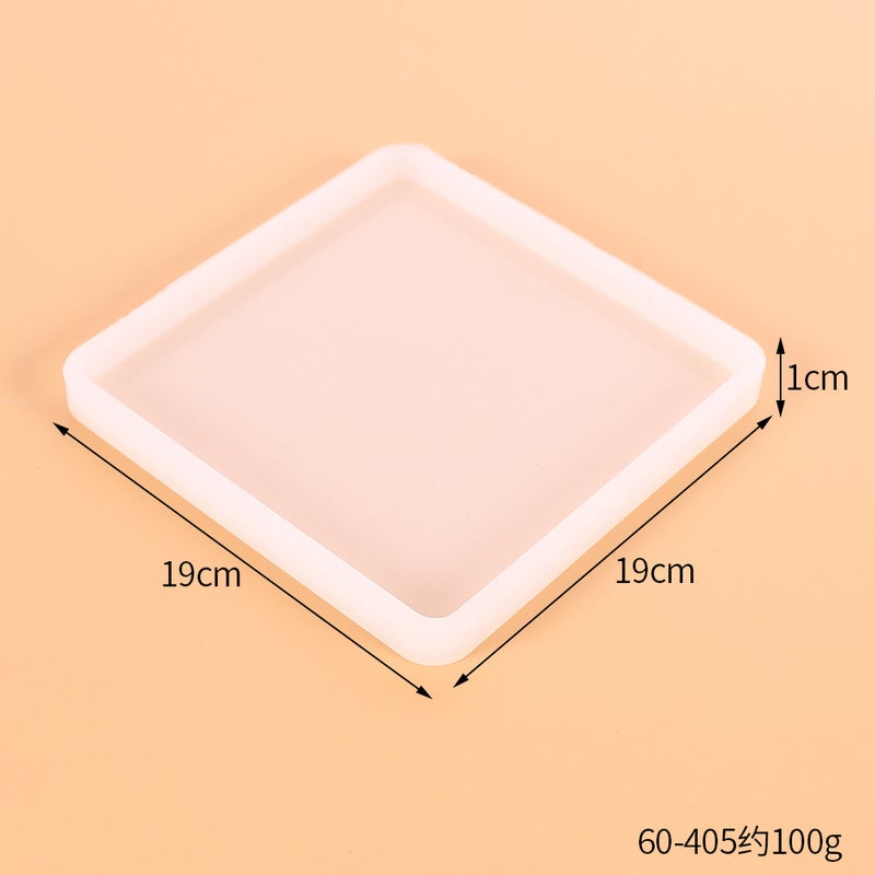 Silicone Cake Mold Set – Round, Oval, Heart, Square, Rectangular Coasters - Image 1