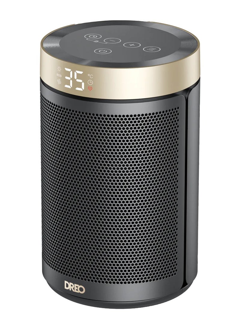 Dreo - Dreo Space heater, economical electric fan heater with thermostat, timer 1-12H, eco mode, 1500W PTC fast ceramic heater safe, Atom 316 - Image 1
