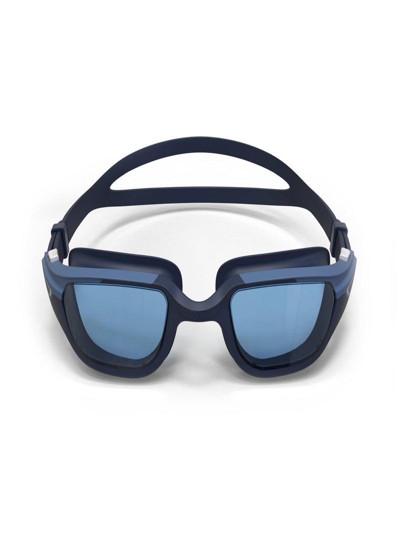 NABAIJI NABAIJI by DECATHLON, Adult Swimming Goggles Men Women UV Protection Tinted Lenses Blue White  - Image 3