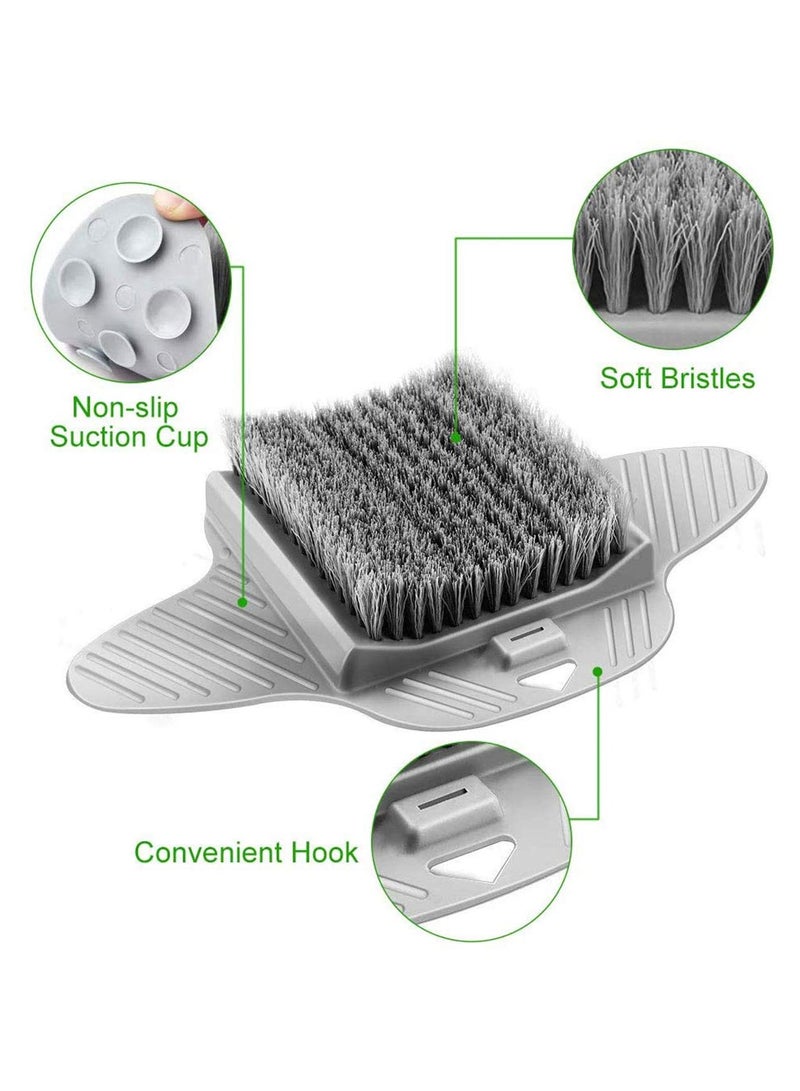 Shower Foot Scrubber with NonSlip Suction Cups Soft Massage Mat for Foot Care and Pain Relief Enhances Foot Circulation and Comfort - Image 5
