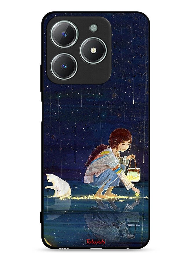 Tolwak Realme C63 4G Protective Case Cover Collecting Stars Art - Image 1