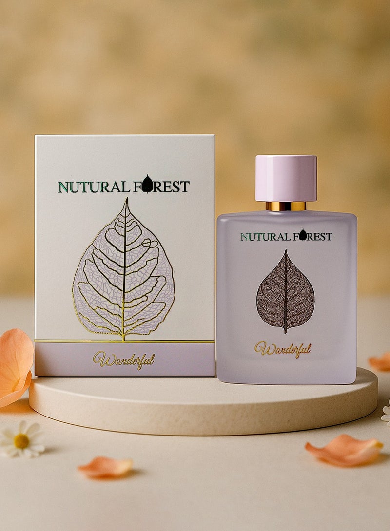 Linea De Bella Nutural Forest Wonderful EDP 100ML | Long Lasting Perfume for Women with Floral, Earthy & Musk Notes | Eau De Parfum 100ML - Image 3