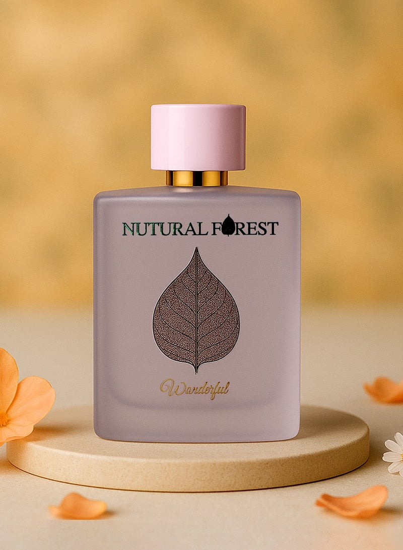 Linea De Bella Nutural Forest Wonderful EDP 100ML | Long Lasting Perfume for Women with Floral, Earthy & Musk Notes | Eau De Parfum 100ML - Image 2