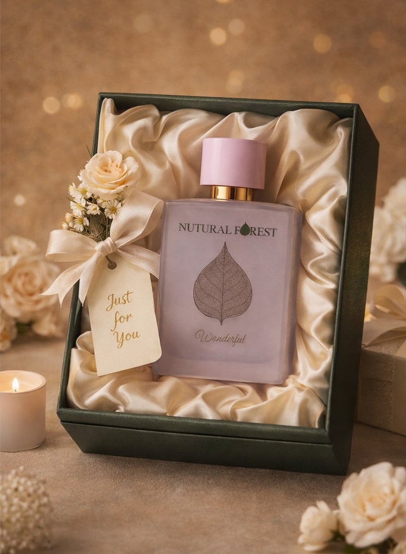 Linea De Bella Nutural Forest Wonderful EDP 100ML | Long Lasting Perfume for Women with Floral, Earthy & Musk Notes | Eau De Parfum 100ML - Image 4