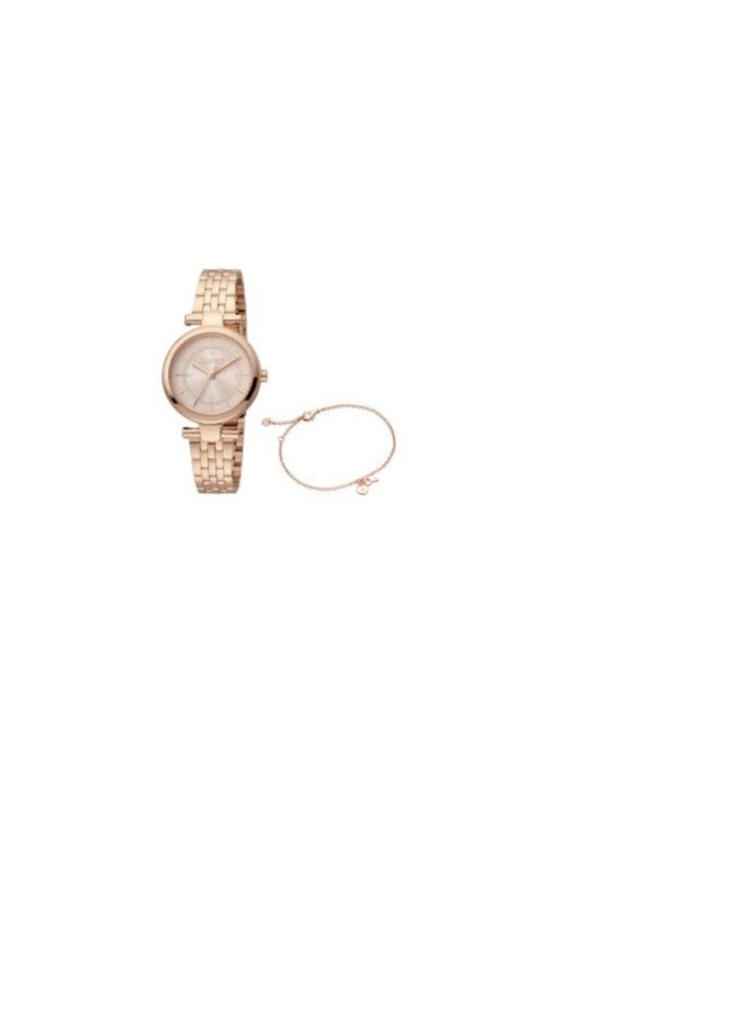 Esprit Women's Rose Gold Stainless Steel Strap Analog Watch, Rose Gold - Image 1