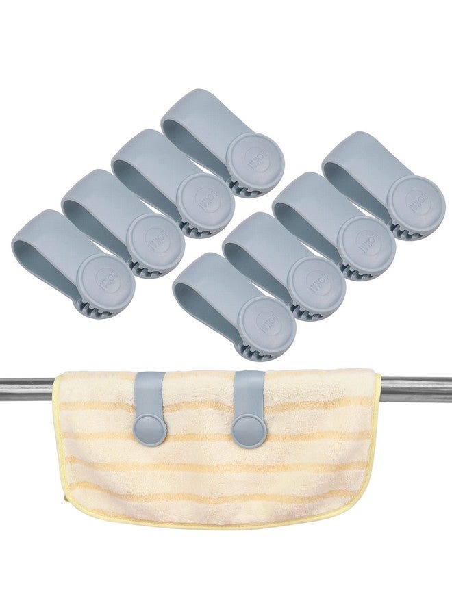 Hipruict Hipruict Hand Towel Clips for Kitchen,Towel Clip,8 Clip, No Paper Towels on The Ground, Simple and Blue, Suitable for Fixing Towels on The Oven, Dishwasher, Stove (Blue)  - Image 1