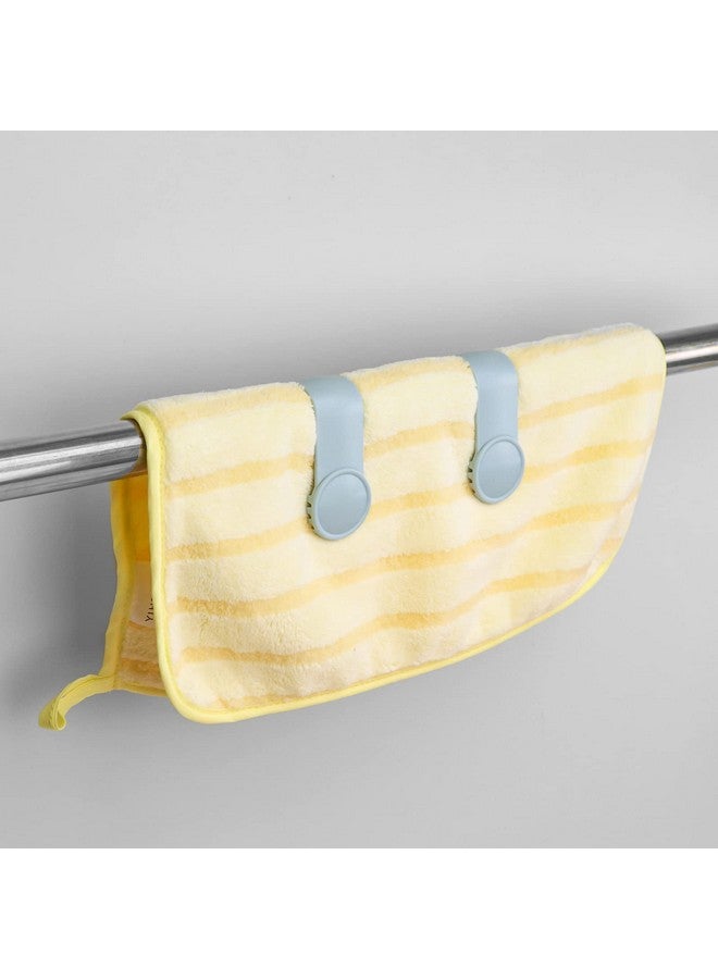 Hipruict Hipruict Hand Towel Clips for Kitchen,Towel Clip,8 Clip, No Paper Towels on The Ground, Simple and Blue, Suitable for Fixing Towels on The Oven, Dishwasher, Stove (Blue)  - Image 5
