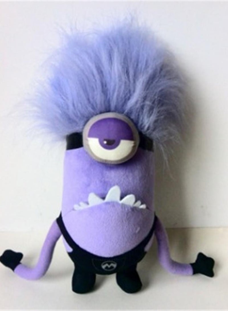 Despicable Me Minion Purple Plush Toy: Single-Eyed Minion Doll - Image 1